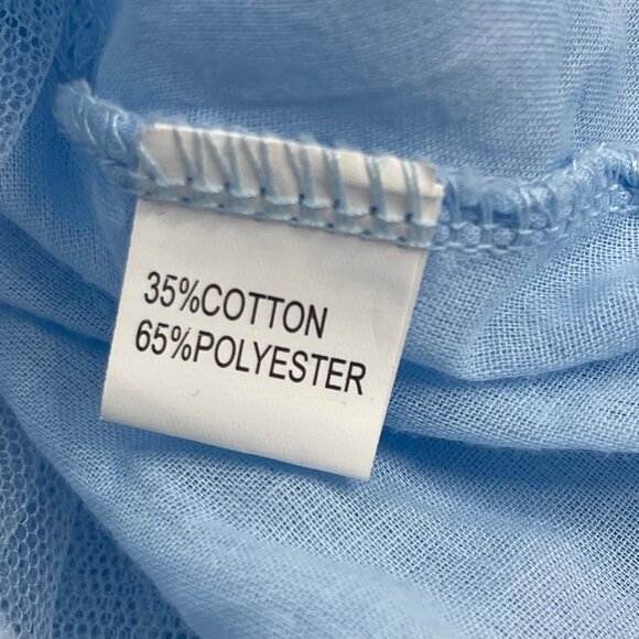 Duokipolla Cinderella Style Dress Up Dress Girls 110cm (US 5) Tulle Blue Sequine - Picture 5 of 16